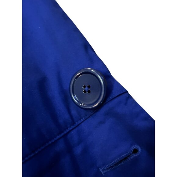 Tweeds Jacket Womens S Blue Button Front 3/4 Sleeve Lined Cotton Blend Used - Picture 7 of 14